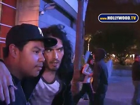 Russell Brand Leaves Staples Center