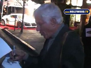 EXCLUSIVE: Dick Van Dyke Signs Autographs At The Geffen Playhouse