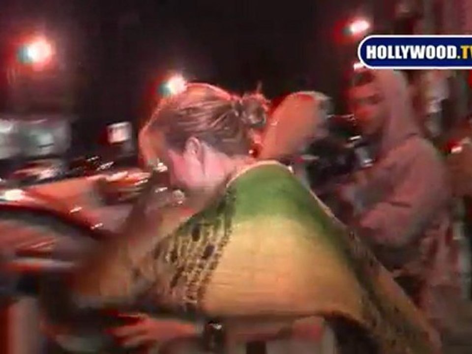 Celebrity Fit Club Tanisha Thomas Talks To Cameras At Trousdale