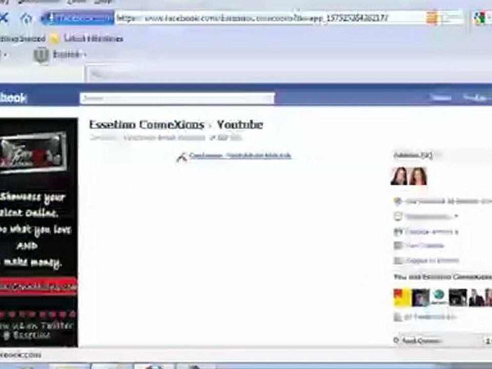 How to connect your YouTube Channel to a Facebook Fan Page