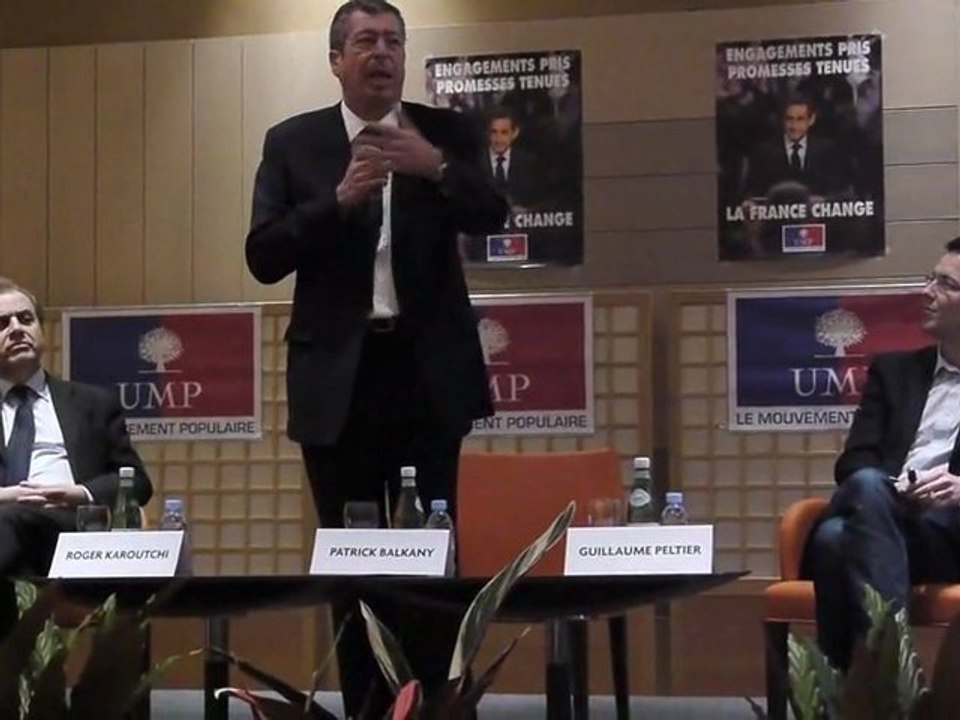 UMP - Guillaume Peltier, Roger Karoutchi, Patrick Balkany, tous en campagne ! (ext.1)