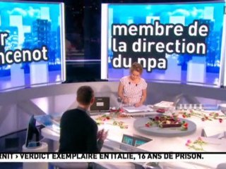 Intreview d'Olivier Besancenot dans la Matinal de Canal+ le 14/02/2012