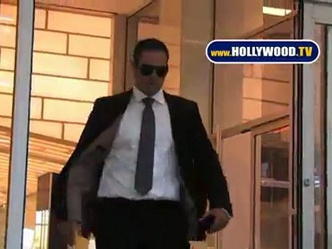 Larry King And Guests Leave CNN Building