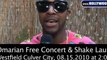 Omarion Free Concert and Shake Launch at Westfield Culver City Millions of Milkshakes!