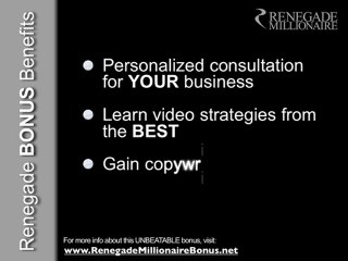 Recession Made Renegade Millionaire Bonus