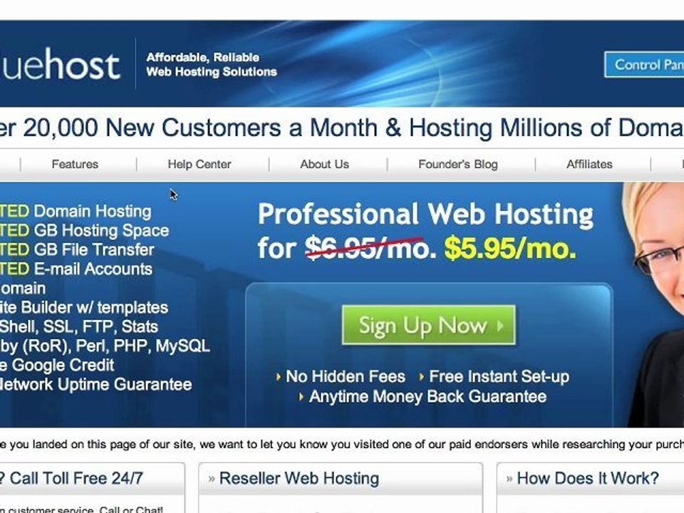 Blue Host Hosting Review
