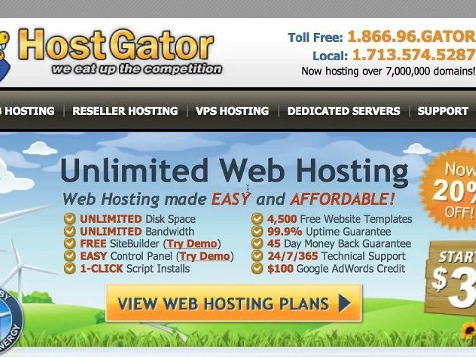 Host Gator Hosting Review