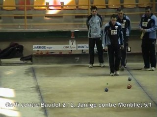Demi-finales, Super 16 de Saint-Vulbas, Goffi vs Baudot et Jarrige contre Montillet