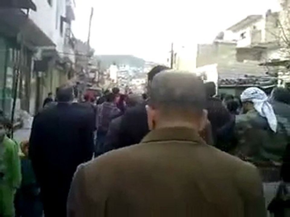 فري برس   ادلب   جسر الشغور   دركوش    نصرة لحمص وادلب 14 2 2012