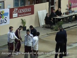 Quarts de finale, Super 16 de Saint-Vulbas, Jarrige contre Verne, Goffi contre Bilon