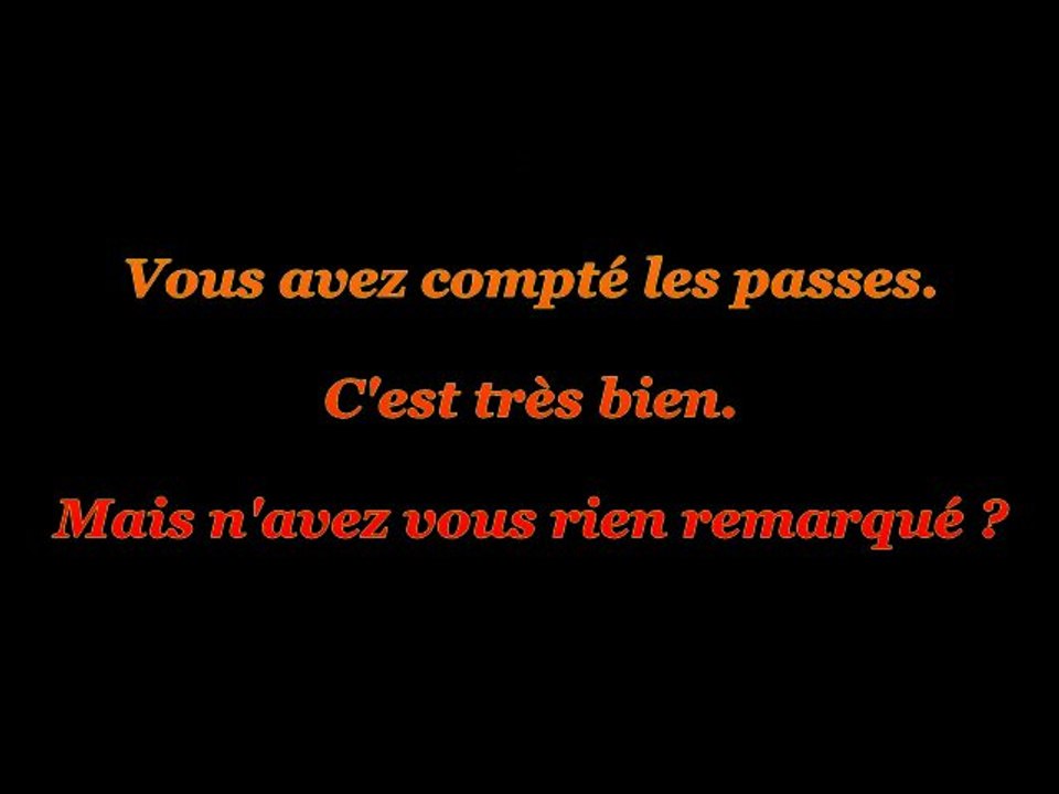 La cécité cognitive.