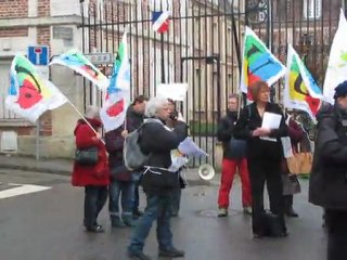 Manifestation contre la carte scolaire