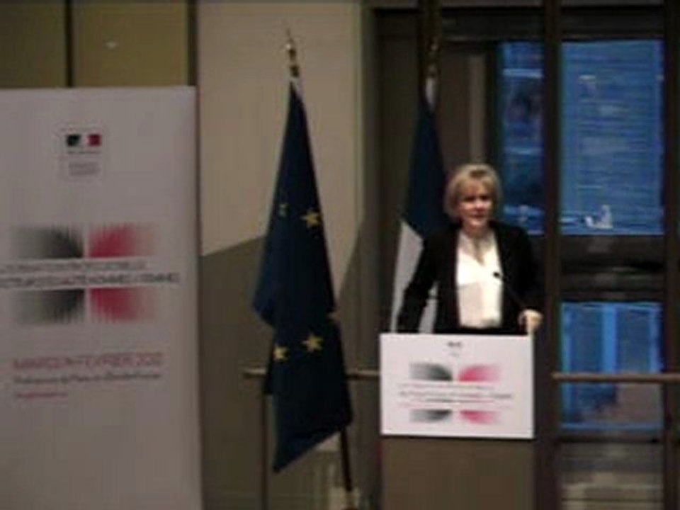 Clôture du colloque " La formation : vecteur d’égalité professionnelle entre les hommes et les femmes."