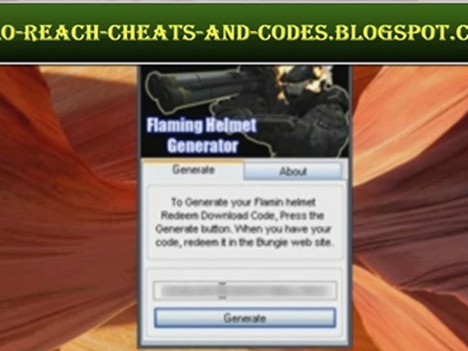 Free Download flaming helmet halo reach code generator 2012 !