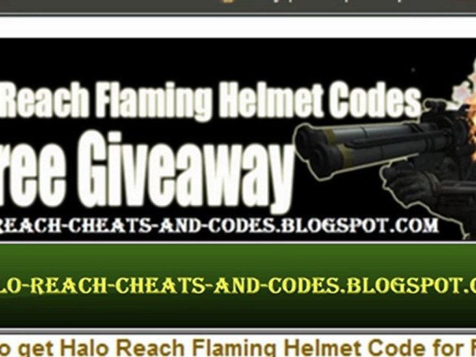 Halo Reach Flaming Helmet Code Generator DOWNLOAD FREE