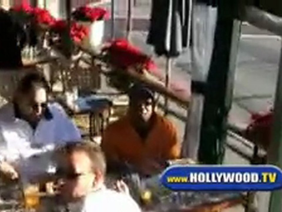 Fergie Leaving Cafe Med.