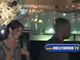 Cindy Crawford Leaving Mr Chow