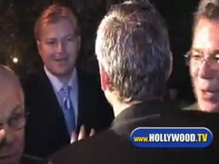 George Clooney Emerges from Il Cielo Restaurant