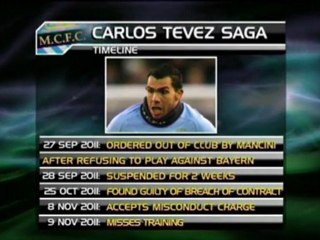 Tevez torna ad allenarsi col City