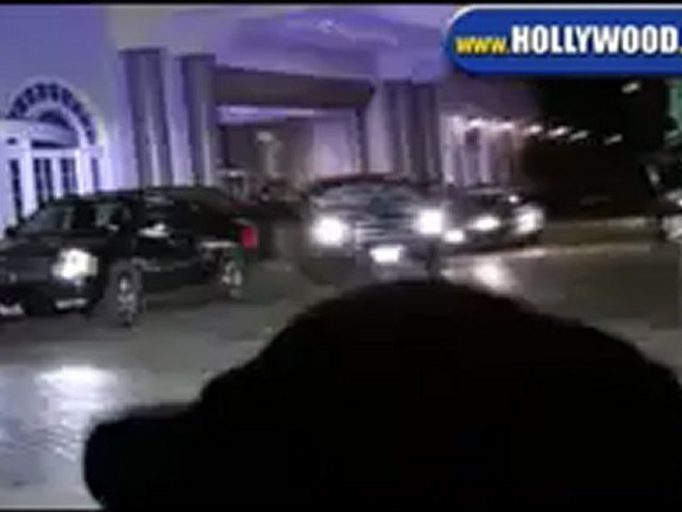 Tom Cruise and Katie Holmes Leaving Beverly Wilshire Hotel.