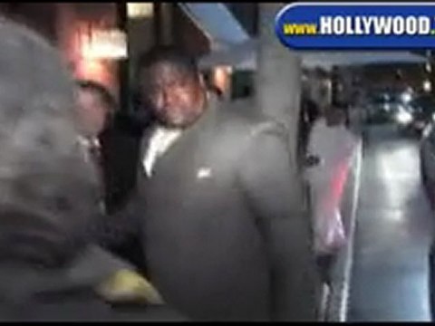 Kirk Douglas Leaving Mr Chow.