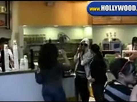 Paris Hilton in Beverly Hills.