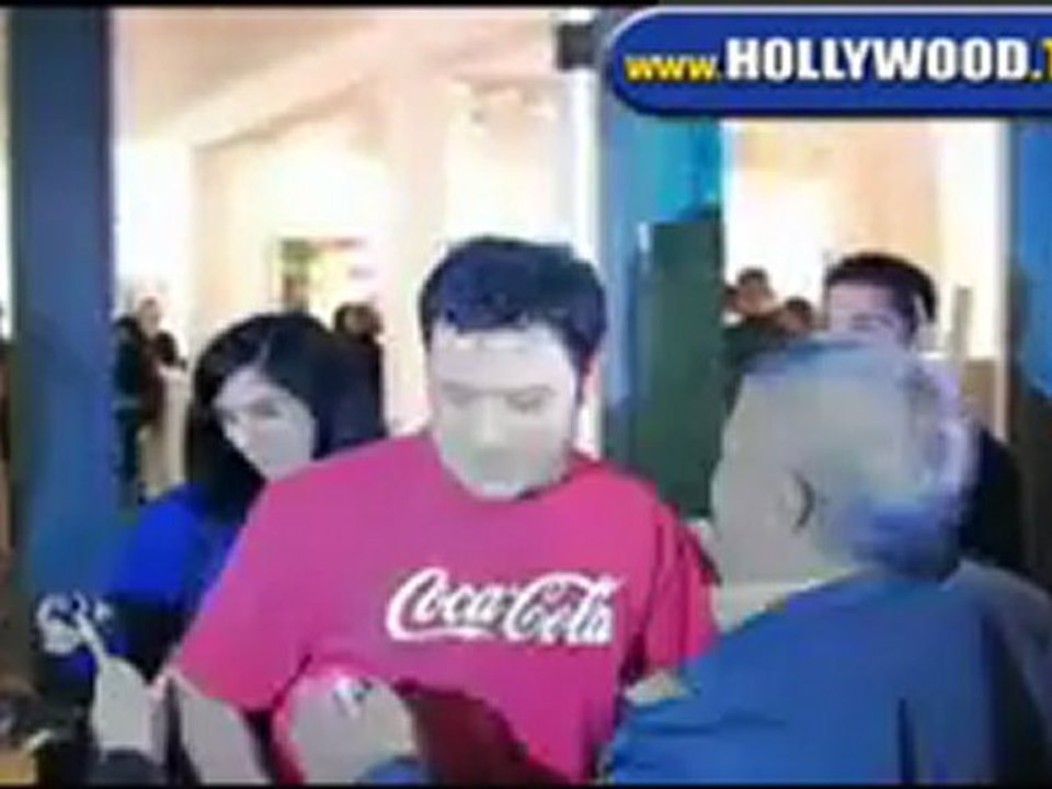 Jimmy Kimmel and Sarah Silverman At Hamilton-Selway Fine Art