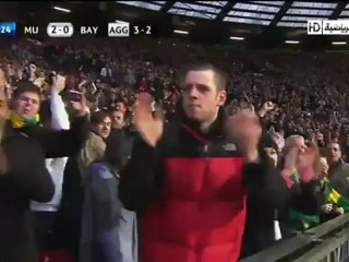 Nani marque un but en talonnade contre le Bayern Munich