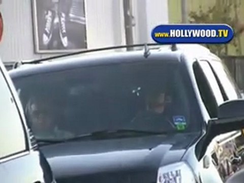 EXCLUSIVE: David Beckham Spotted Driving In Hollywood