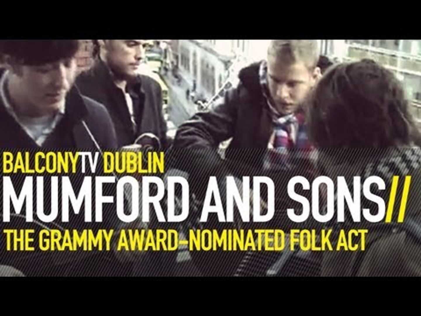 Mumford And Sons The Banjolin Song Balconytv Video Dailymotion
