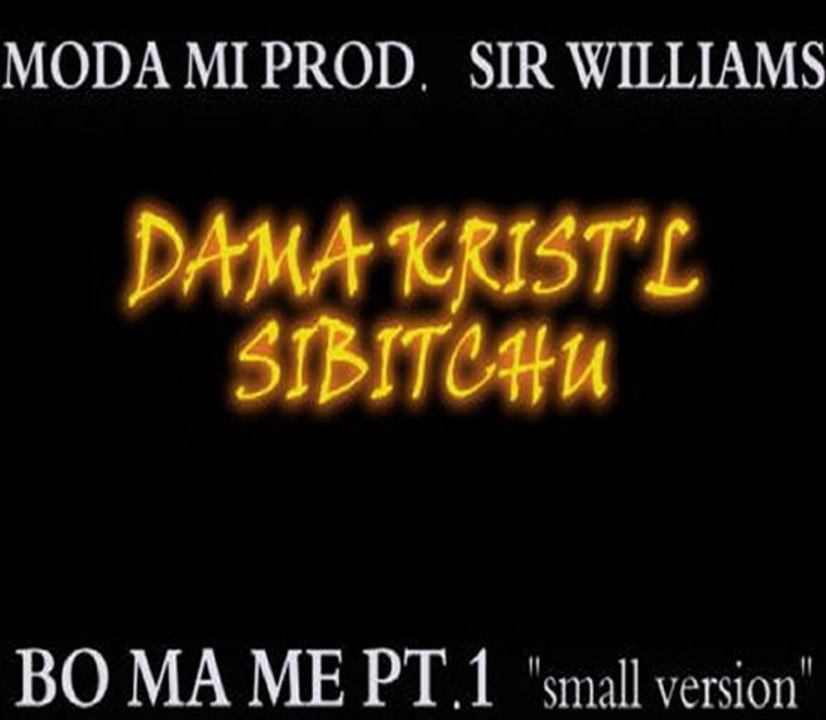 NOVO KIZOMBA 2012 Sibitchu feat Dama Krist'L - Bo ma me Pt.1"STUDIO SESSION".avi
