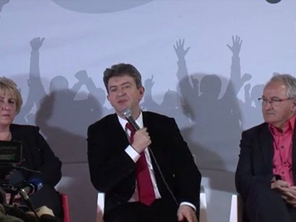 Jean-Luc Mélenchon- Conférence de presse – Langues régionales - 8 février 2012 – Montpellier (34)