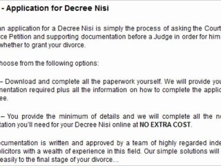 Quickie Divorce - The Process