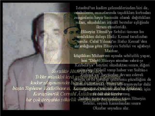 Hüseyin Sebilci Sırlanması... Semazen Onbir