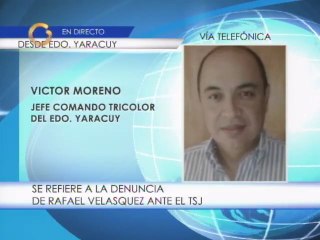 Jefe de Comando Tricolor en Yaracuy dice que Rafael Velásquez fue utilizado con fines inconfesables