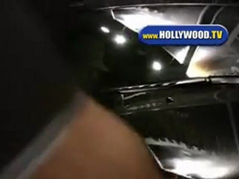 Christina Aguilera Leaves The Roxy