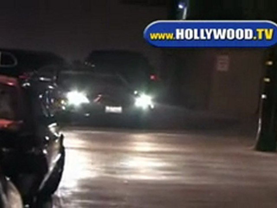 Lindsay Lohan and Sam Leave Crown Night Club via Backdoor.