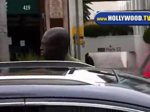 EXCLUSIVE: Seal And Heidi Klum At Starbucks.