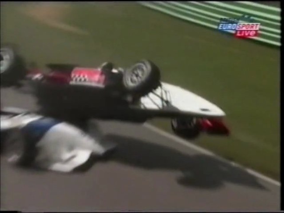 CART Elkhart Lake 2001 Big crash Wilson Herta