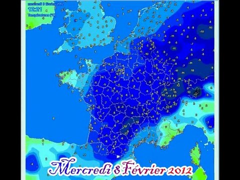 Vague de froid du ier Février au 13 Février 2012