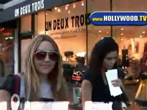 Amanda Bynes and Friend in Beverly Hills.