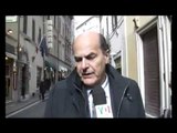 Bersani - Il comportamento dell'Europa con la Grecia è vergognoso (15.02.12)