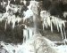Cascade la Pissarde en hiver d'Allières - Vercors