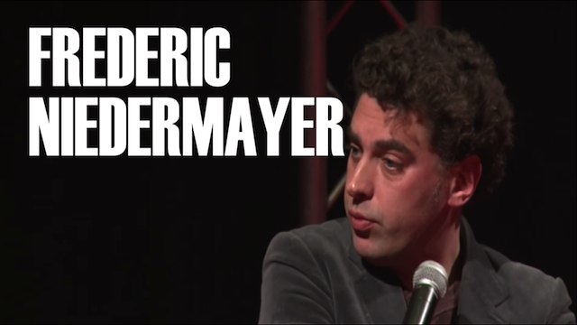 Frédéric NIEDERMAYER aux jeudis de l'ESRA