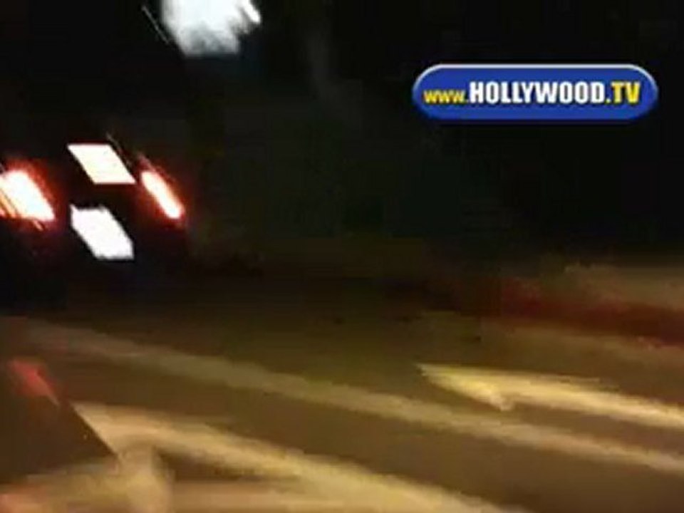 David Beckham Drives Off