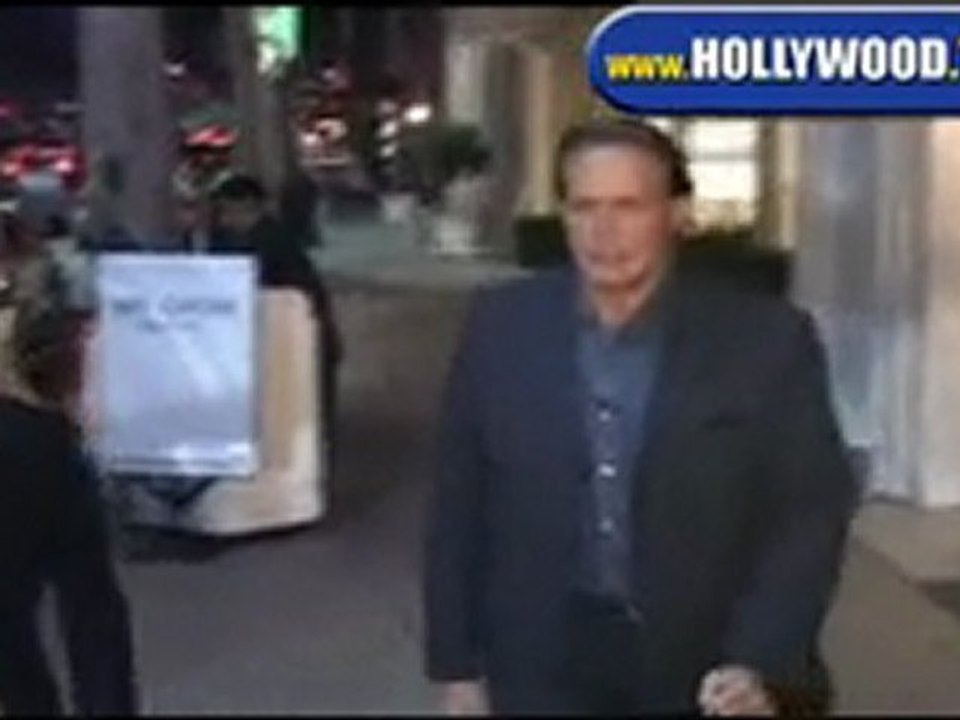 Lee Majors and Faith Majors Leaving Mr Chow.
