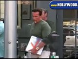 Arnold Schwarzenegger Shopping in Beverly Hills.