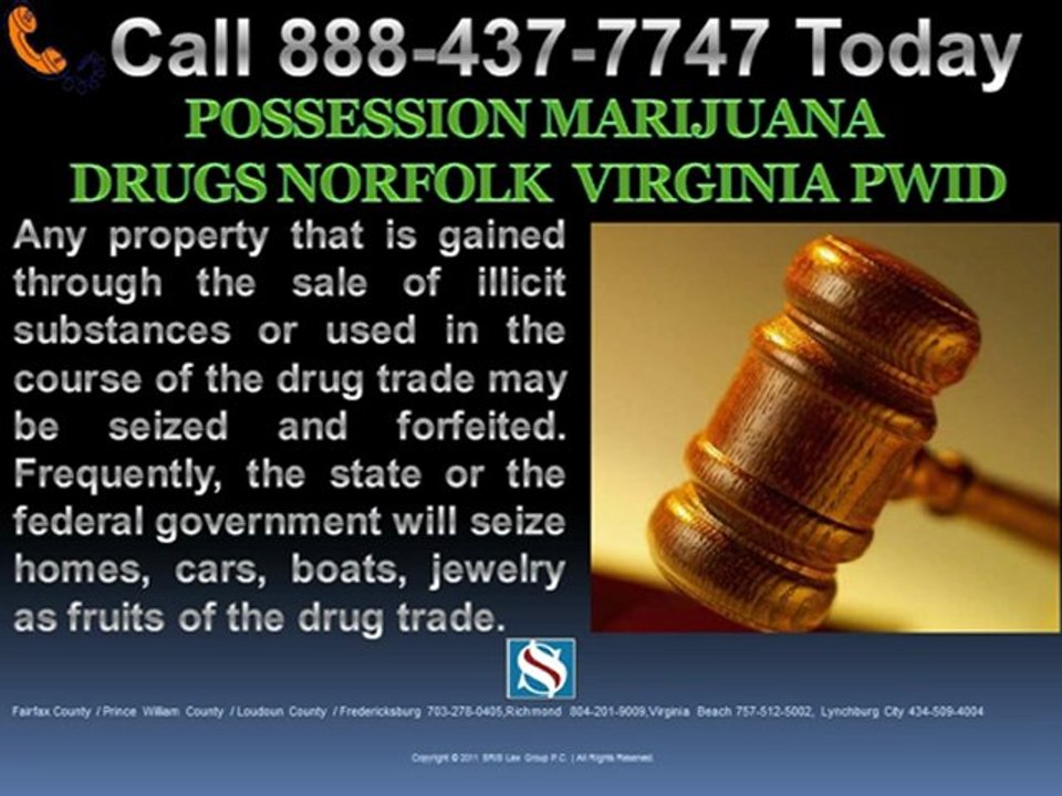 POSSESSION MARIJUANA DRUGS NORFOLK VIRGINIA PWID