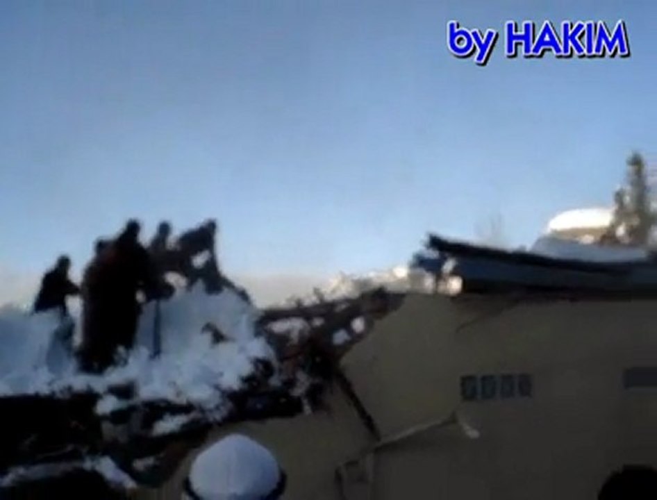 Chutes de neige : Effondrement de l'un des toits du secteur d'Aïn El Hammam