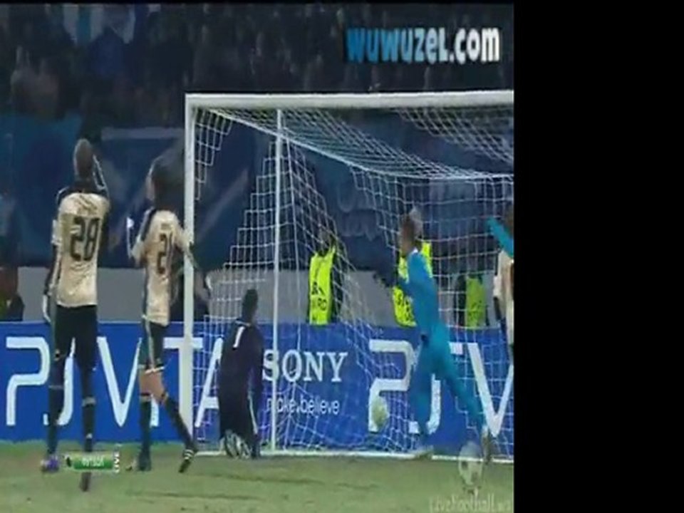 Zenit St. Petersburg - Benfica 3:2 All Goals 15-02-2012